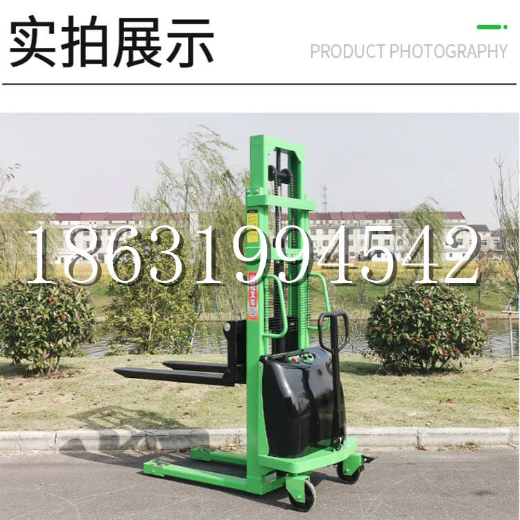 龙岗区电动叉车堆高车液压铲车电瓶1吨2吨站驾步行式小型全自动叉车